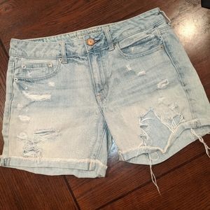 Distressed American Eagle Boy Midi Short